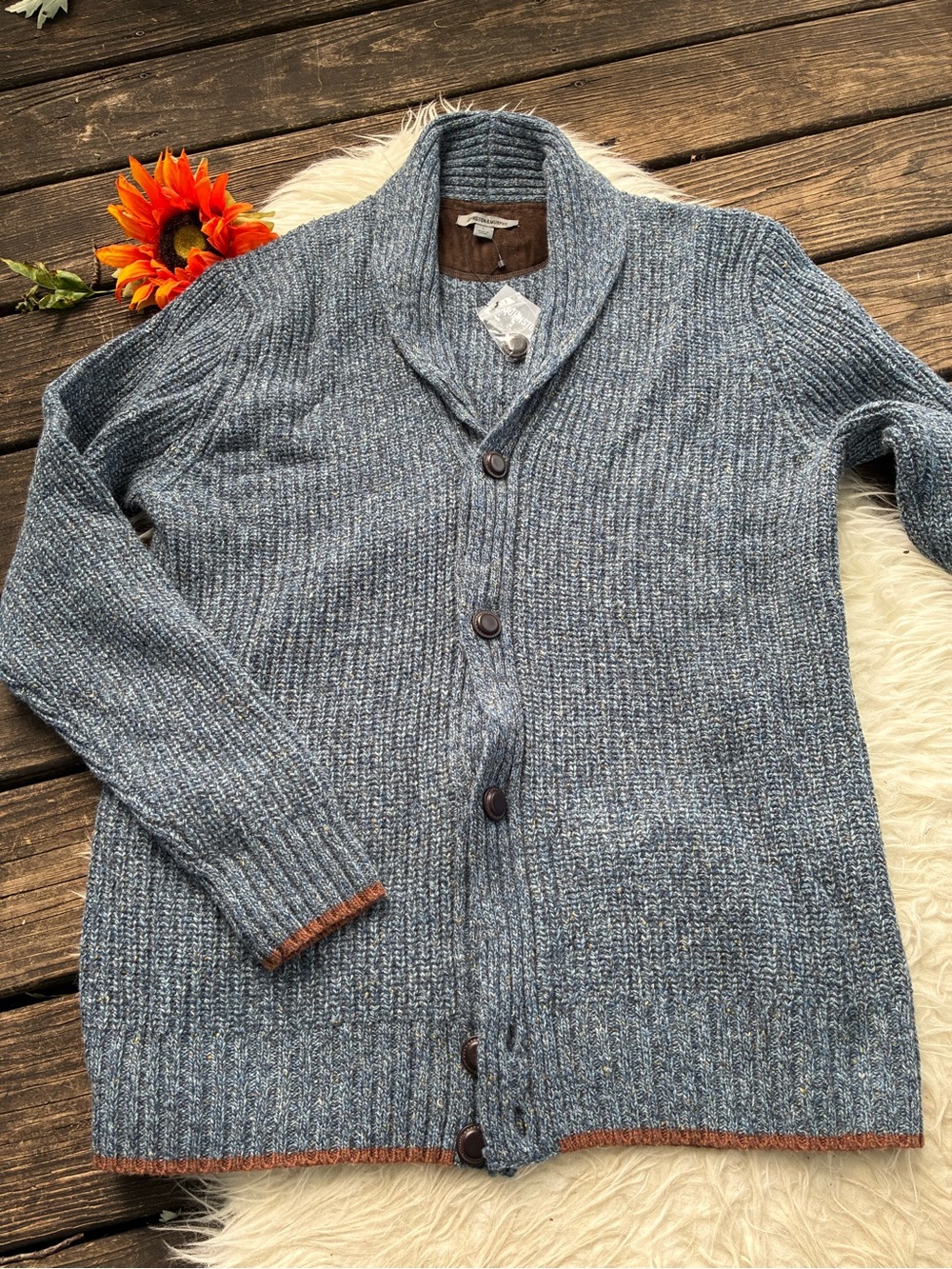 🌺NWT Johnston & Murphy Wool bland cardigan 🌺